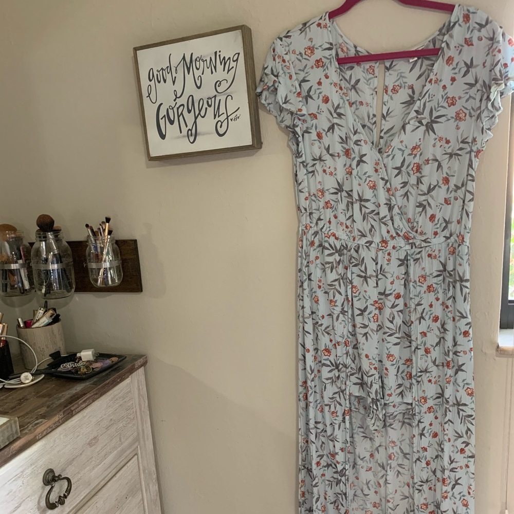 AMERICAN EAGLE OUTFITTERS High Low Shorts Romper